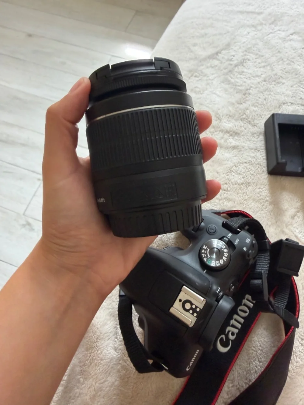 Canon - EOS Rebel T7 DSLR Video Camera with 18-55mm Lens - Black